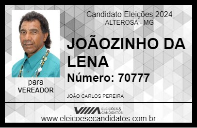 Candidato JOÃOZINHO DA LENA 2024 - ALTEROSA - Eleições