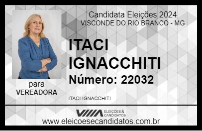 Candidato ITACI IGNACCHITI 2024 - VISCONDE DO RIO BRANCO - Eleições