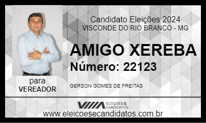 Candidato AMIGO XEREBA 2024 - VISCONDE DO RIO BRANCO - Eleições