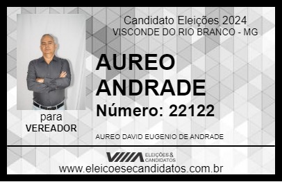 Candidato AUREO ANDRADE 2024 - VISCONDE DO RIO BRANCO - Eleições