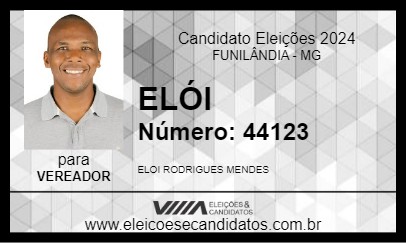 Candidato ELÓI 2024 - FUNILÂNDIA - Eleições