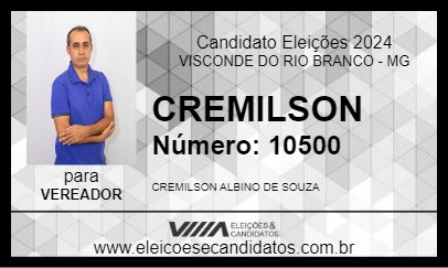 Candidato CREMILSON 2024 - VISCONDE DO RIO BRANCO - Eleições