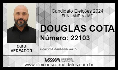 Candidato DOUGLAS COTA 2024 - FUNILÂNDIA - Eleições