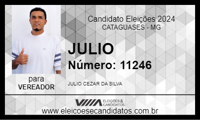 Candidato JULIO 2024 - CATAGUASES - Eleições