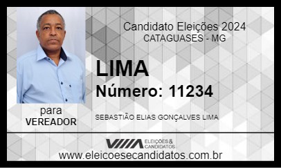 Candidato LIMA 2024 - CATAGUASES - Eleições