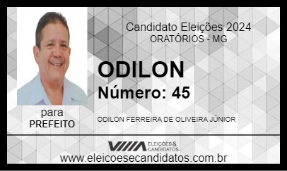 Candidato ODILON 2024 - ORATÓRIOS - Eleições