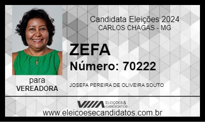 Candidato ZEFA 2024 - CARLOS CHAGAS - Eleições