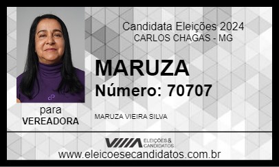 Candidato MARUZA 2024 - CARLOS CHAGAS - Eleições