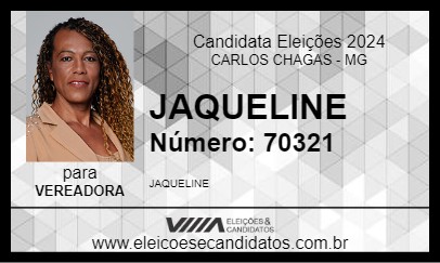 Candidato JAQUELINE 2024 - CARLOS CHAGAS - Eleições