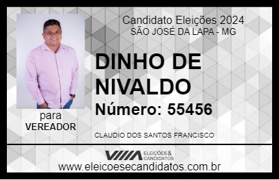 Candidato DINHO DE NIVALDO 2024 - SÃO JOSÉ DA LAPA - Eleições