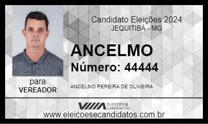 Candidato ANCELMO 2024 - JEQUITIBÁ - Eleições