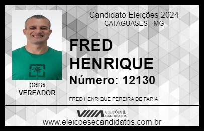 Candidato FRED HENRIQUE 2024 - CATAGUASES - Eleições