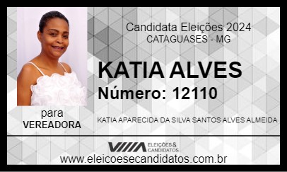 Candidato KATIA ALVES 2024 - CATAGUASES - Eleições