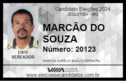 Candidato MARCÃO DO SOUZA 2024 - JEQUITIBÁ - Eleições