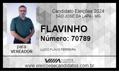 Candidato FLAVINHO 2024 - SÃO JOSÉ DA LAPA - Eleições