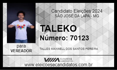 Candidato TALEKO 2024 - SÃO JOSÉ DA LAPA - Eleições