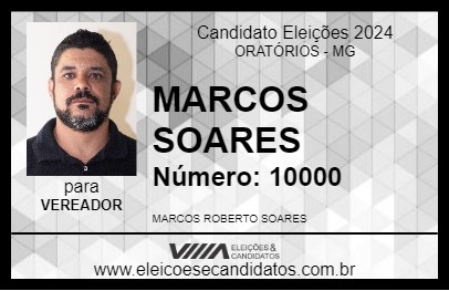 Candidato MARCOS SOARES 2024 - ORATÓRIOS - Eleições