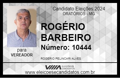 Candidato ROGÉRIO BARBEIRO 2024 - ORATÓRIOS - Eleições