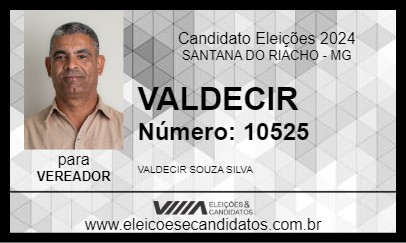 Candidato VALDECIR 2024 - SANTANA DO RIACHO - Eleições