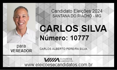 Candidato CARLOS SILVA 2024 - SANTANA DO RIACHO - Eleições