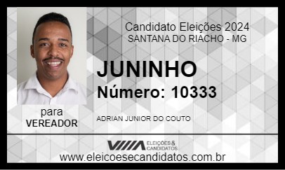 Candidato JUNINHO 2024 - SANTANA DO RIACHO - Eleições