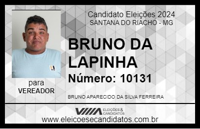 Candidato BRUNO DA LAPINHA 2024 - SANTANA DO RIACHO - Eleições