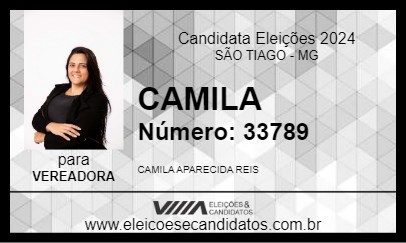 Candidato CAMILA 2024 - SÃO TIAGO - Eleições