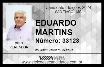 Candidato EDUARDO MARTINS 2024 - SÃO TIAGO - Eleições