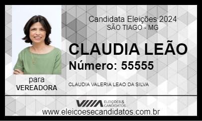 Candidato CLAUDIA LEÃO 2024 - SÃO TIAGO - Eleições