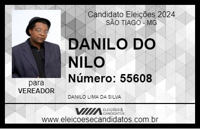 Candidato DANILO DO NILO 2024 - SÃO TIAGO - Eleições