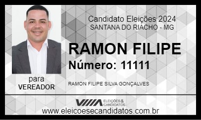 Candidato RAMON FILIPE 2024 - SANTANA DO RIACHO - Eleições