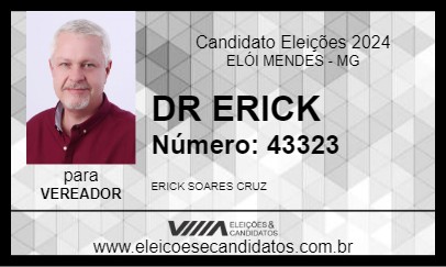 Candidato DR ERICK 2024 - ELÓI MENDES - Eleições