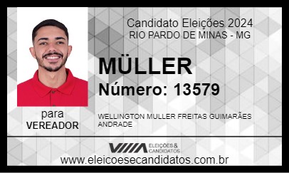 Candidato MÜLLER 2024 - RIO PARDO DE MINAS - Eleições