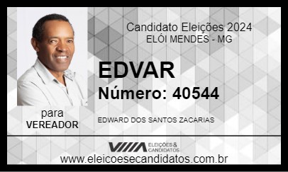 Candidato EDVAR 2024 - ELÓI MENDES - Eleições