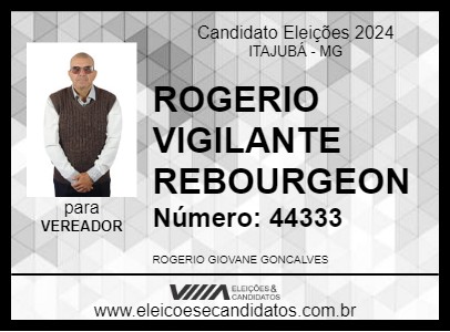 Candidato GEOVANE VIGILANTE 2024 - ITAJUBÁ - Eleições