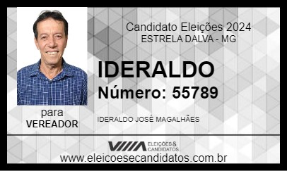 Candidato IDERALDO 2024 - ESTRELA DALVA - Eleições