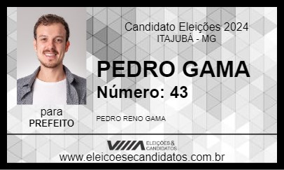 Candidato PEDRO GAMA 2024 - ITAJUBÁ - Eleições