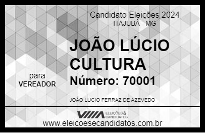 Candidato JOÃO LÚCIO CULTURA 2024 - ITAJUBÁ - Eleições