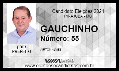 Candidato GAUCHINHO 2024 - PIRAJUBA - Eleições