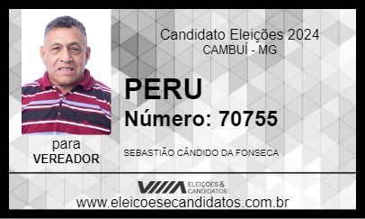 Candidato PERU 2024 - CAMBUÍ - Eleições