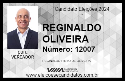 Candidato REGINALDO OLIVEIRA 2024 - CAMBUÍ - Eleições