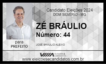 Candidato ZÉ BRÁULIO 2024 - DOM SILVÉRIO - Eleições