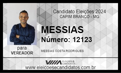 Candidato MESSIAS 2024 - CAPIM BRANCO - Eleições