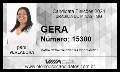 Candidato GERA 2024 - BRASÍLIA DE MINAS - Eleições