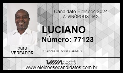 Candidato LUCIANO 2024 - ALVINÓPOLIS - Eleições