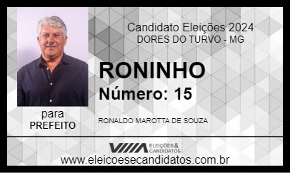 Candidato RONINHO 2024 - DORES DO TURVO - Eleições