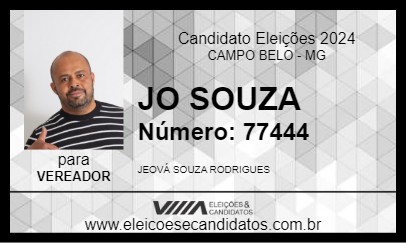 Candidato JO SOUZA 2024 - CAMPO BELO - Eleições