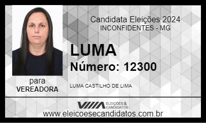 Candidato LUMA 2024 - INCONFIDENTES - Eleições