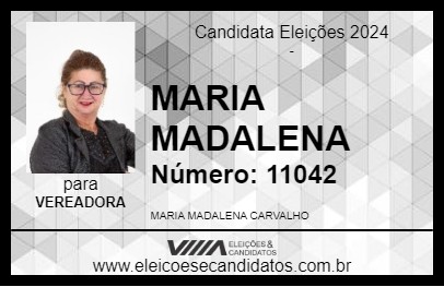 Candidato MARIA MADALENA 2024 - CAMPO BELO - Eleições