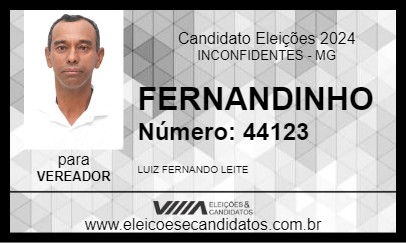 Candidato FERNANDINHO 2024 - INCONFIDENTES - Eleições